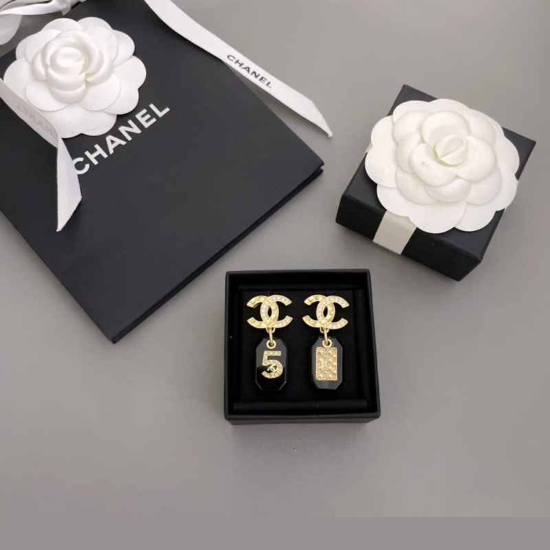 Ch*el earrings